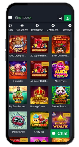 BetRoom24 casino application