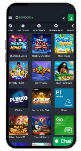 BetRoom24 casino apk